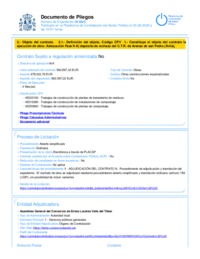 Anuncio de Licitación (PCSP)